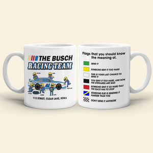 Flags That You Should Know The Meaning Of Personalized Racing Mug - Coffee Mug - GoDuckee