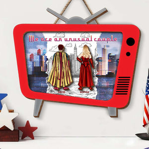 Couple 07dnqn030323tm Personalized Wooden Art, 2 Layers Wood Art - Wood Sign - GoDuckee