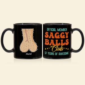 Office Member Saggy Balls Club-Gift For Father-Personalized Coffee Mug-Father's Day Mug - Coffee Mug - GoDuckee