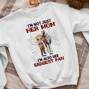 I'm Not Just Her Mom I'm Also Her Biggest Fan Personalized Horse Shirt, Gift For Horse Lovers - Shirts - GoDuckee