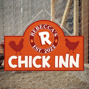 Personalized Farming Chicken Wood Sign Gift For Farming Lovers - Wood Sign - GoDuckee