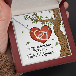 Mom & Daughter Forever Linked Together, Personalized Necklace, Gift For Mom, Mother's Day Gift - Jewelry - GoDuckee