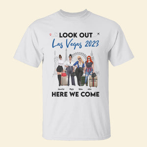 Look Out Travel Girl T-shirt Hoodie Sweatshirt, 04NAHN170223TM - Shirts - GoDuckee