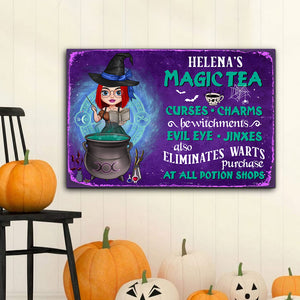 Curses Charms Bewitchments Evil Eye Jinxes Personalized Witch Metal Sign Gift For Her - Metal Wall Art - GoDuckee