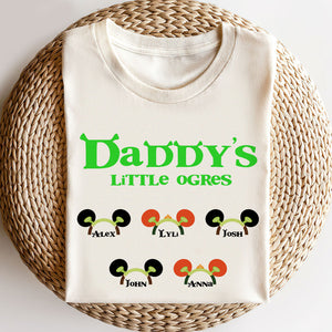 Father's Day Shrek Daddy's Little Ogres Personalized Shirts - Shirts - GoDuckee