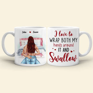 I Love To Wrap Both My Hand Personalized White Mug - Coffee Mug - GoDuckee
