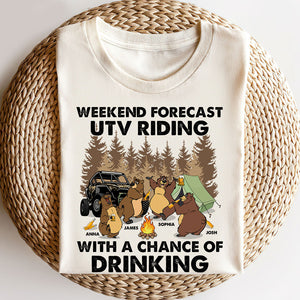 UTV Camping UTV Riding With A Chance Of Drinking Personalized Shirt - Shirts - GoDuckee