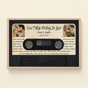 Can't Help Falling In Love, Couple Happy Day Canvas Poster - Poster & Canvas - GoDuckee