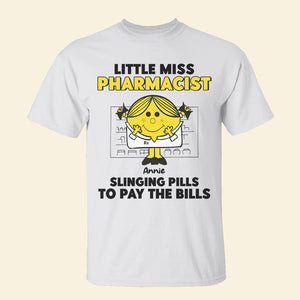 Slinging Pills To Pay The Bills, Personalized Pharmacist Shirt - Shirts - GoDuckee