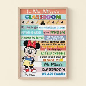 We Are Braver Than We Believe, Stronger Than We Seem, Personalized Teacher Poster - Poster & Canvas - GoDuckee
