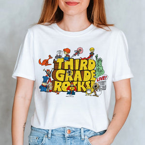 Teacher Rocks Personalized Teacher Back To School Shirt Gift For Teacher - Shirts - GoDuckee