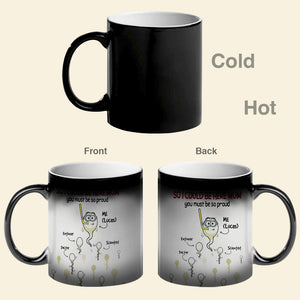 Thanks For Taking A Load, Gift For Mom, Personalized Mug, Sperm Mug, Mother's Day Gift - Magic Mug - GoDuckee