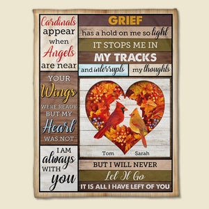 I'm Always With You Personalized Heaven Blanket - Blanket - GoDuckee
