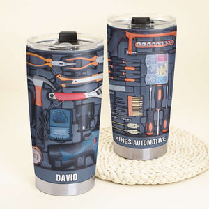 Mechanic Tool Box - Personalized Tumbler Cup - Tumbler Cup - GoDuckee