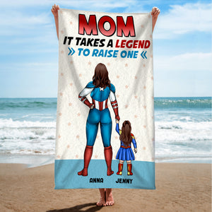 Family- TZ-BTAM2-01natn180423tm Personalized Beach Towel - Beach Towel - GoDuckee