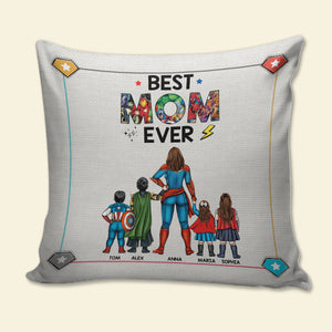 Family Dad Mom Gift 03QHLH230323TM Personalized Square Pillow - Pillow - GoDuckee