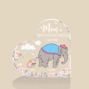 Mother's Day Personalized Heart Shaped Acrylic Plaque 07NAHN220323 - Decorative Plaques - GoDuckee
