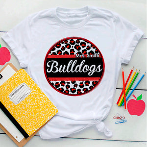 Teacher School Mascot Personalized Teacher Shirts - Shirts - GoDuckee