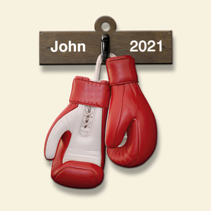 Boxing Gloves - Personalized Christmas Ornament - Gift For Boxing Lovers - Ornament - GoDuckee