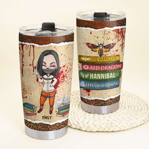 Thomas Harris Hannibal Lecter - Personalized Tumbler Cup - The Silence Of The Lambs - Tumbler Cup - GoDuckee