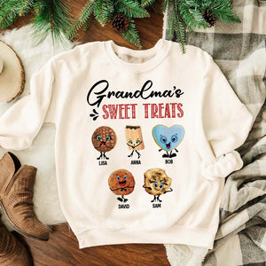 Grandma's Sweet Treats, Personalized Grandma Shirt - Shirts - GoDuckee