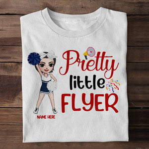 Cheerleading Pretty Little Flyer Personalized Shirts - Shirts - GoDuckee