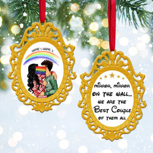 The Best Couple Of Them All - Personalized LGBT Christmas Ornament - Gift For Couple - Ornament - GoDuckee