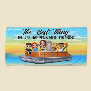 The Best Thing In Life - Personalized Beach Towel - Gifts For Best Friends, Co-workers - Beach Towel - GoDuckee