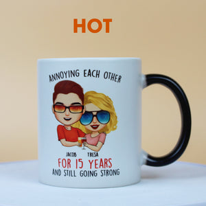 Couple Annoying Each Other And Still Going Strong - Personalized Magic Mug - Magic Mug - GoDuckee