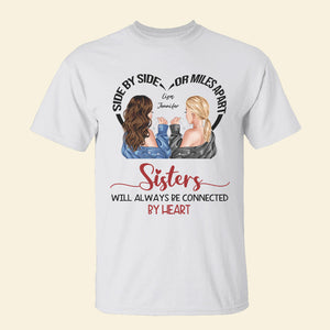 Side By Side, Personalized Shirt, Gift For Bestie - Shirts - GoDuckee