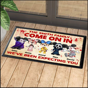 We've Been Expecting You Personalized Family Door Mat Gift For Family - Doormat - GoDuckee