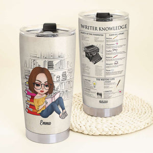 Writer Knowledge - Personalized Tumbler Cup - Gift For Book Lovers - Tumbler Cup - GoDuckee