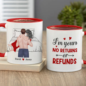 I'm Yours No Returns Of Refunds - Personalized Couple Tumbler - Gift For Couple - Coffee Mug - GoDuckee