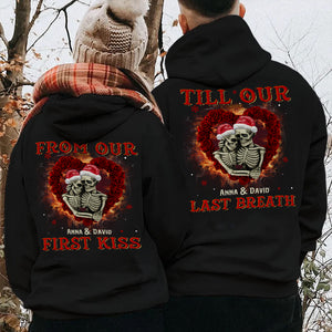 Till Our Last Breath Personalized Couple Shirt, Gift For Family - Shirts - GoDuckee