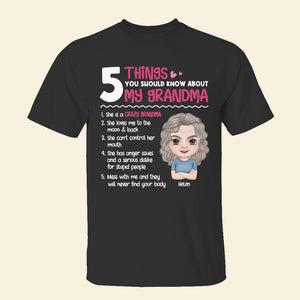 5 Things You Should Know, Personalized Shirt, Gift For Grandkids - Shirts - GoDuckee