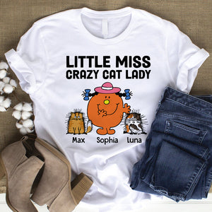 Crazy Cat Lady Personalized Cat Shirt Gift For Cat Lovers - Shirts - GoDuckee