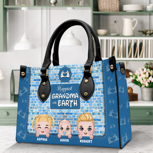 Grandma GZ-F73-04qhqn080223hh Personalized Leather Bag - Leather Bag - GoDuckee