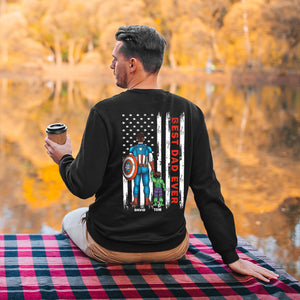 Super Dad Sweatshirt - Best American Dad Ever For Father's Day