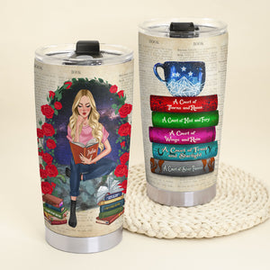 Personalized ACOTAR Tumbler Cup - Sarah J.Maas A Court of Thorns and Roses Novel Lover - Tumbler Cup - GoDuckee