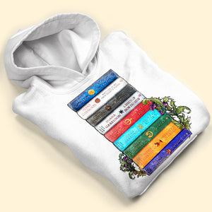 Outlander A Stack Of Books - Shirts For Book Lovers (10HUHU200422) - Shirts - GoDuckee