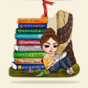 Outlander Girl Reading, Personalized Acrylic Ornament bao0811 - Ornament - GoDuckee