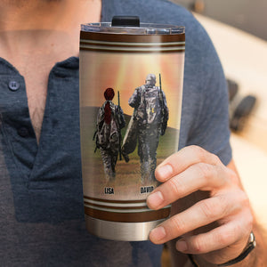 Personalized Hunting Tumbler Cup Job The Love Of My Life - Tumbler Cup - GoDuckee