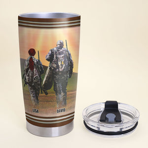 Personalized Hunting Tumbler Cup Job The Love Of My Life - Tumbler Cup - GoDuckee