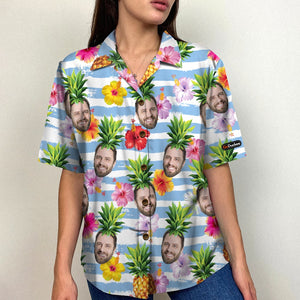 Custom Hawaiian Shirt and Beach Shorts, Pineapple Seamless Pattern - Hawaiian Shirts - GoDuckee