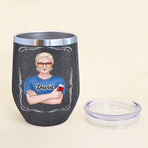 Personalized Father's Day Wine Tumbler - Best Father Quality Premium World’s Greatest Dad - Gift For Dad - Wine Tumbler - GoDuckee