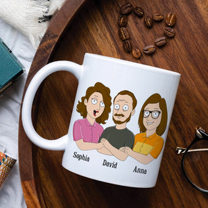 Dad You're My Hero But Mum Thinks You're A Cunt Personalized Mug Gift For Dad - Coffee Mug - GoDuckee
