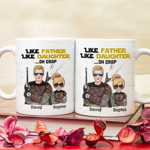 Like Father Like Daughter Personalized Family Mug, Gift For Family - Coffee Mug - GoDuckee