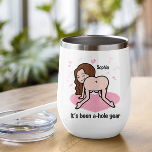 It's Been A-Hole Year Personalized Mug, Gift For Couple, Couple Anniversary Gift, Funny Couple Mug - Coffee Mug - GoDuckee