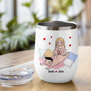 I Love To Wrap Both My Hands Around It & Swallow - Personalized Funny Couple Mug - Gift For Couple - Coffee Mug - GoDuckee