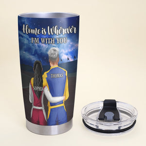 Personalized Racing Couple Tumbler We Are A Team - Tumbler Cup - GoDuckee